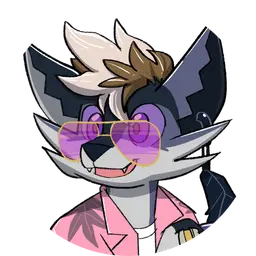 Wolfy Kibozz - Fursona